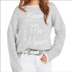WILDFOX Oversized “Keep me Warm” Sweater Small